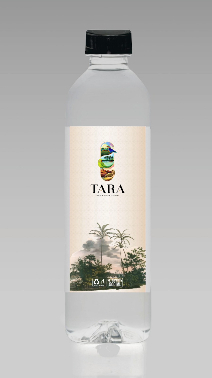 Tara South Indian Kitchen custom water bottle